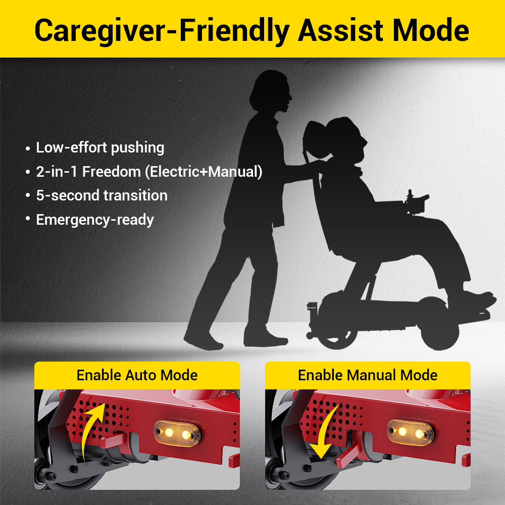 L10 Manual Adjustment Electric Wheelchair
