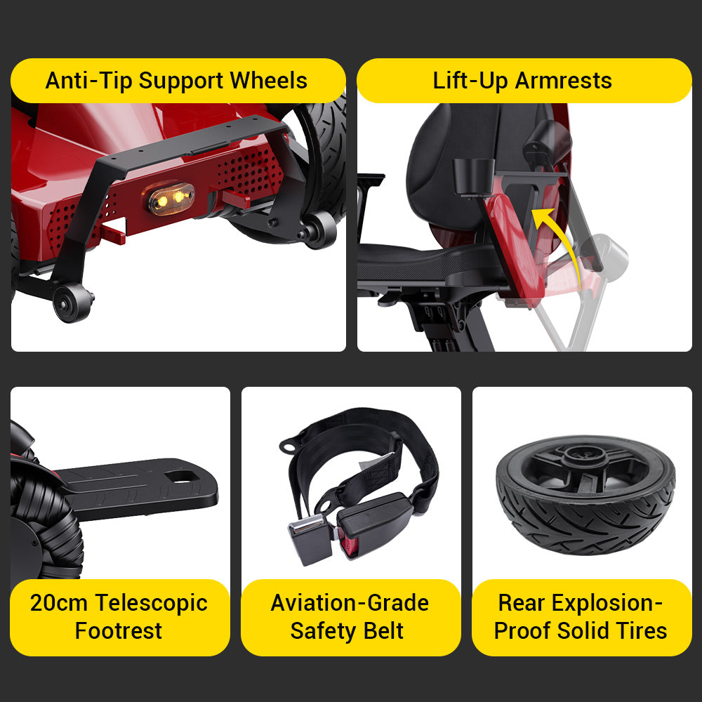L10 Manual Adjustment Electric Wheelchair