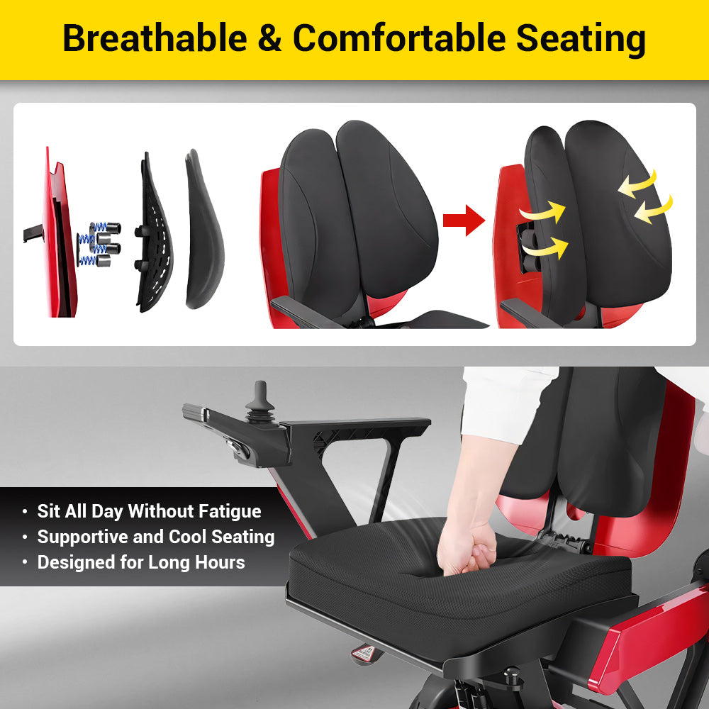 L10 Manual Adjustment Electric Wheelchair